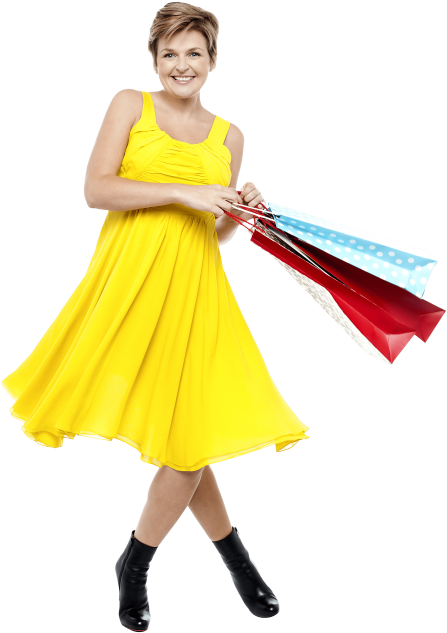 Free Png Women Shopping Png Images Transparent - Girl Clipart (480x722), Png Download