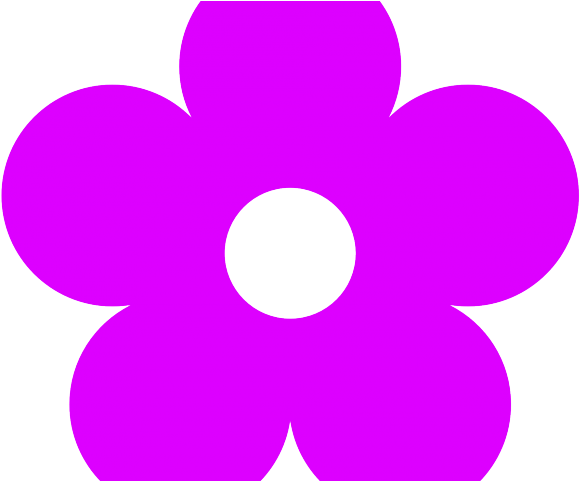 Pink Rose Clipart Single - Blue Flower Clipart Png Transparent Png (640x480), Png Download