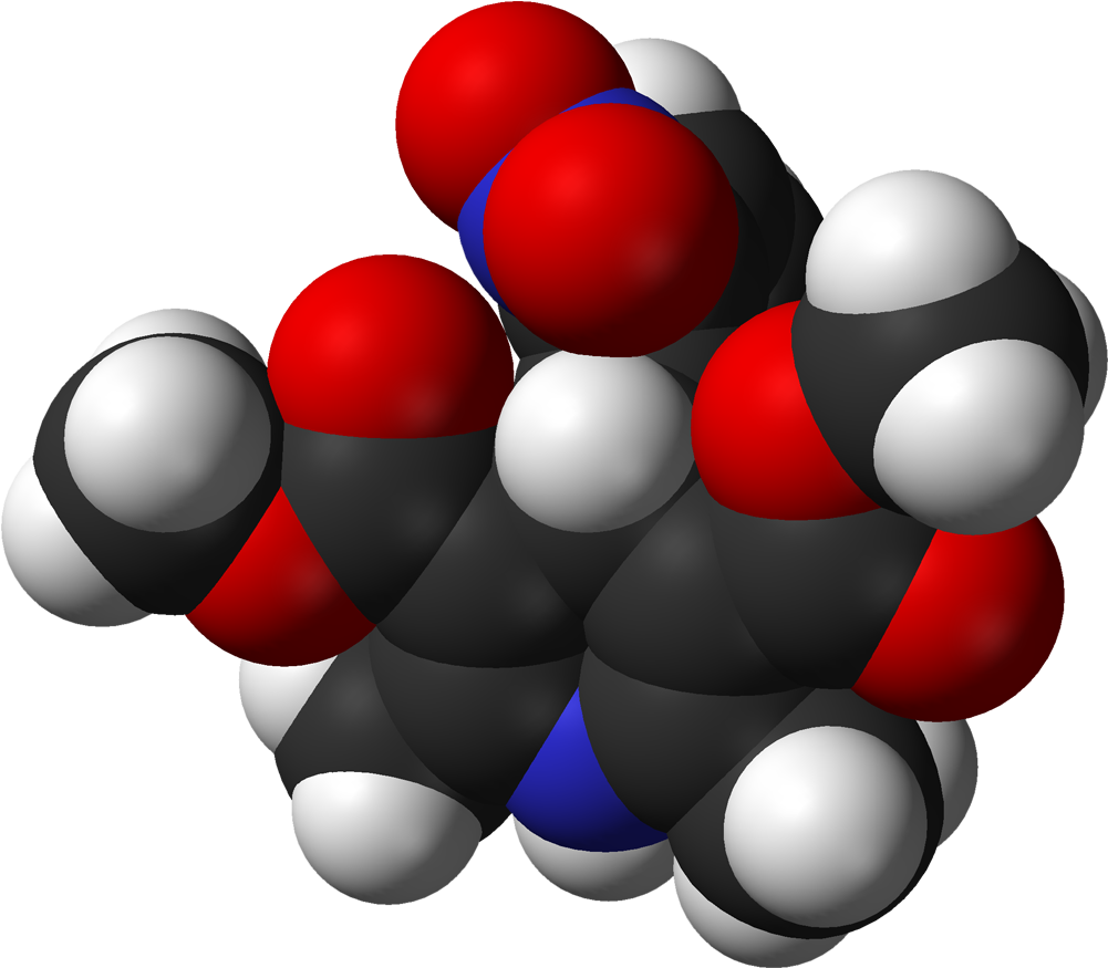 Nifedipine From Xtal 3d Vdw - Illustration Clipart (1100x974), Png Download