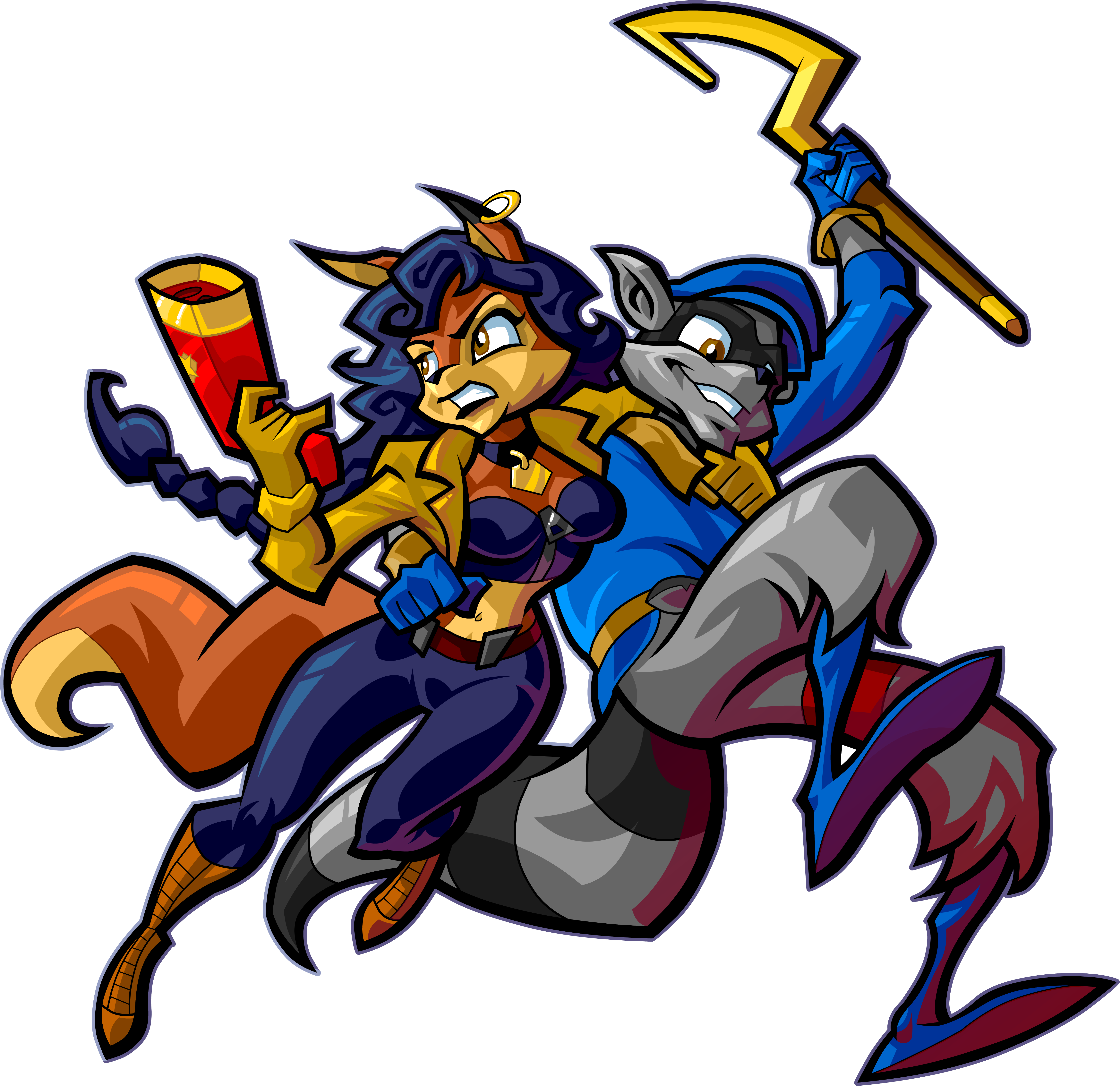 Carm Swing - Sly 3 Clipart (5751x5578), Png Download