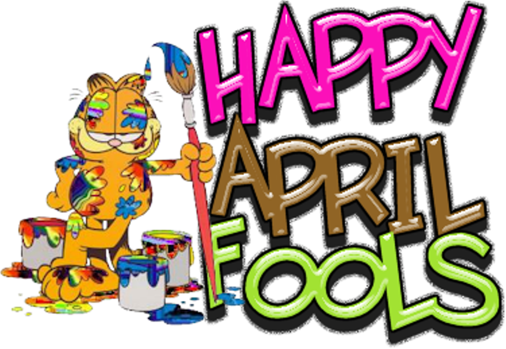 Best Wishes For 1st April-dc37 - Cartoon Clipart (1024x707), Png Download