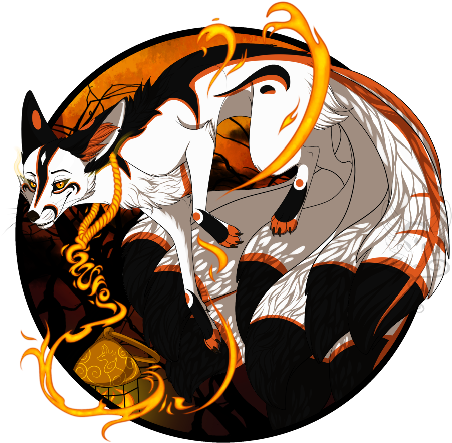 Fall Fox - - - Illustration Clipart (1000x1000), Png Download