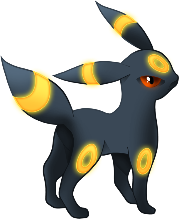 Pokémon Go Pokémon Sun And Moon Pikachu Yellow Mammal - Pokemon Umbreon Clipart (610x746), Png Download