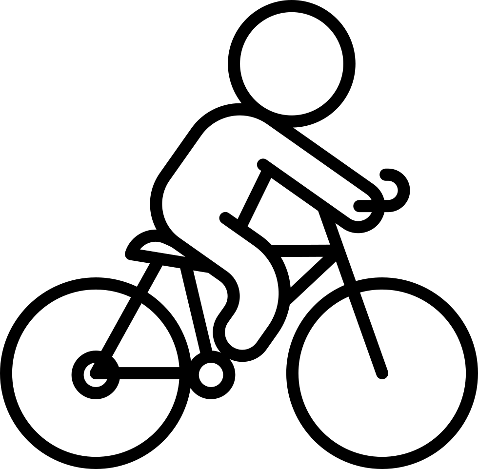 Gmc Denali 700c Road Bike - Bicycle Outline Clipart (980x962), Png Download