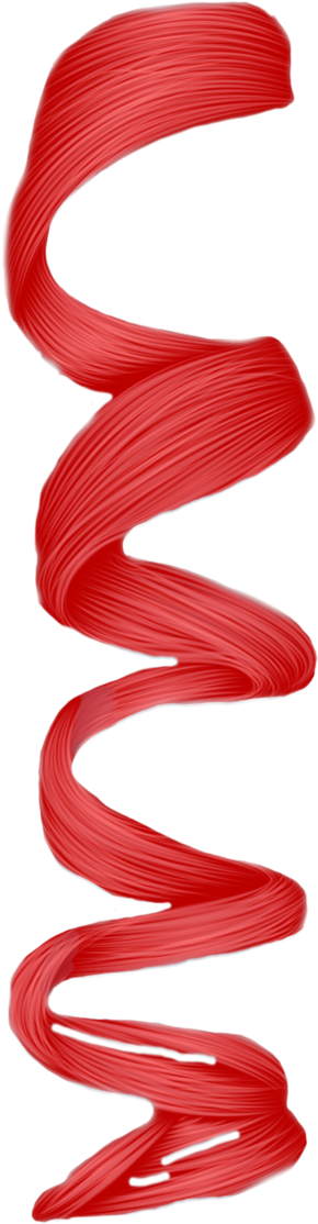 Curl Png - Curl Black And White Clipart (624x1279), Png Download