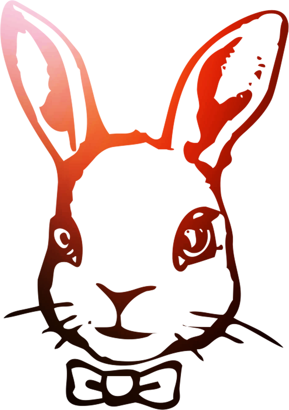 Hare Domestic Illustration Rabbit Easter Bunny Clipart - Domestic Rabbit - Png Download (1400x1800), Png Download