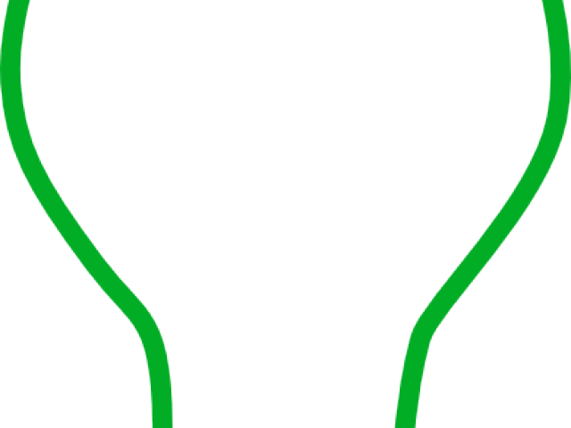 Green Clipart Lightbulb - Png Download (640x480), Png Download