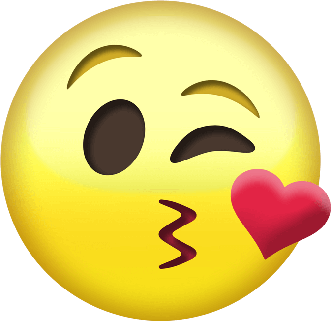 Kiss Emoji Png Transparent - Emoticon Clipart (1000x824), Png Download