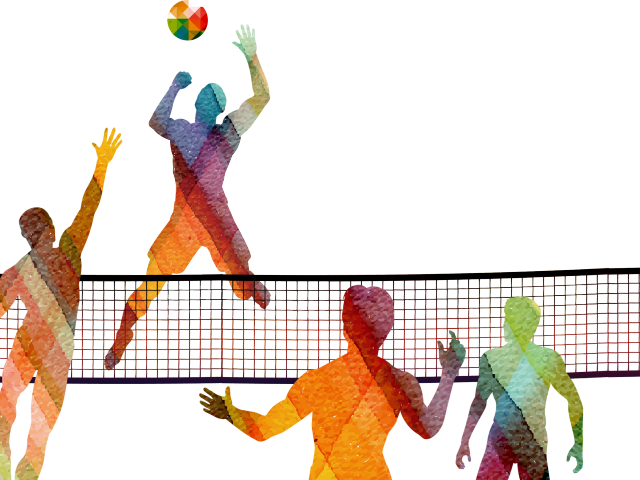 Sport Clipart Volleyball - Volleyball Net Transparent Background - Png