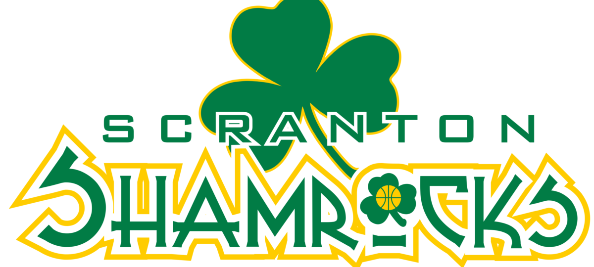 Homehomehome - Scranton Shamrocks Aba Logo Clipart (1200x540), Png Download