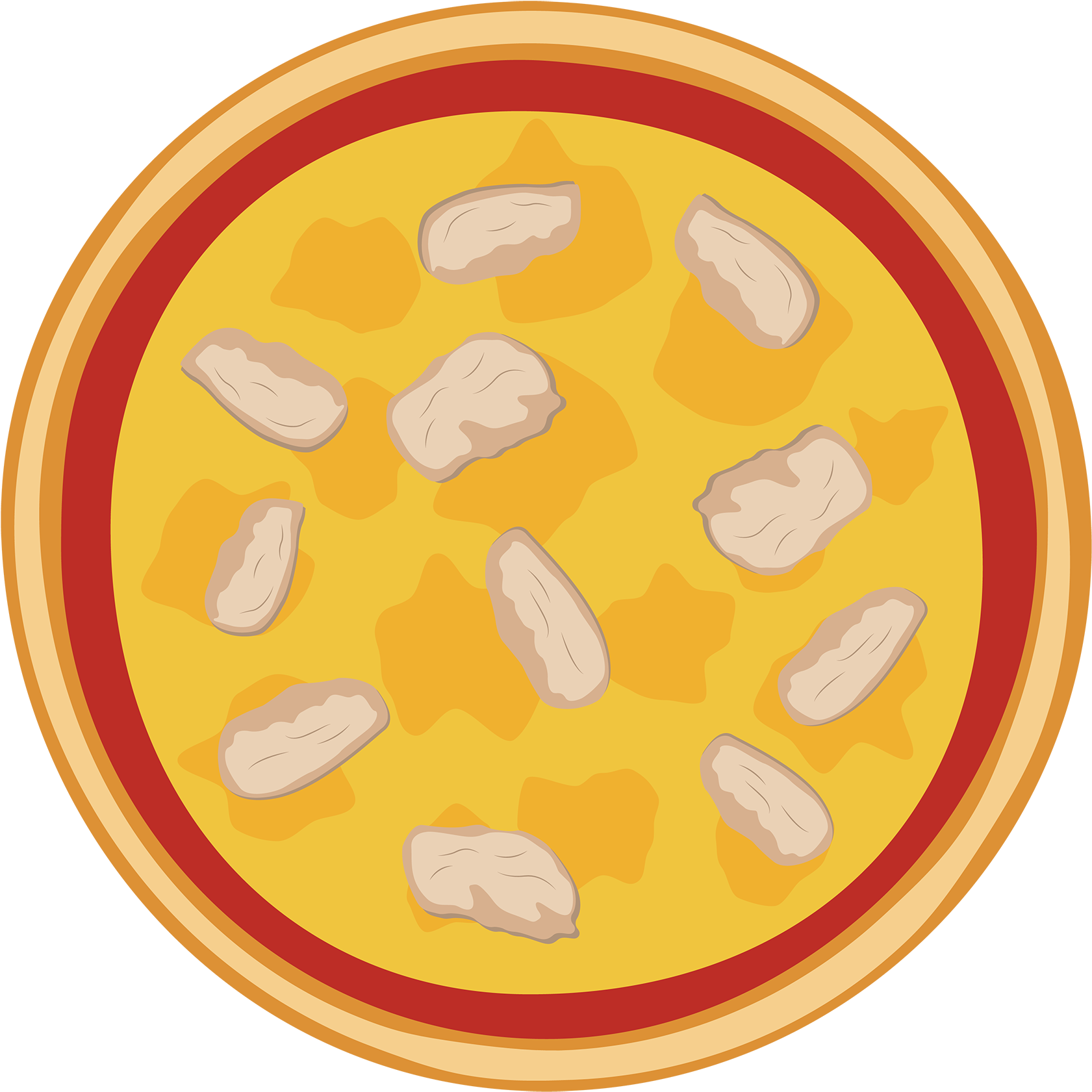 Chicken - Waffle Clipart (1772x1772), Png Download