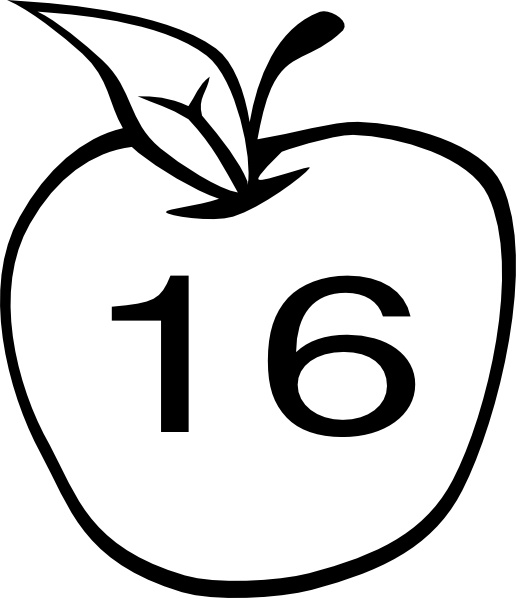 Apple Black And White Images Clip Art - Png Download (516x598), Png Download