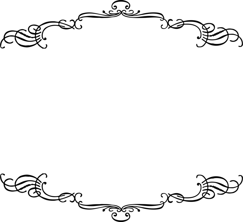 All Photo Png Clipart Picture Frames Vintage Clothing - Transparent French Border (822x750), Png Download