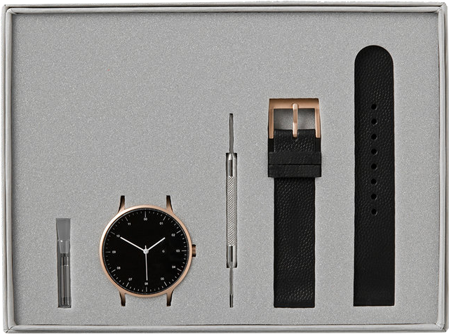 Instrmnt Watch - Gold/black/black - Electrical Connector Clipart (1000x1000), Png Download