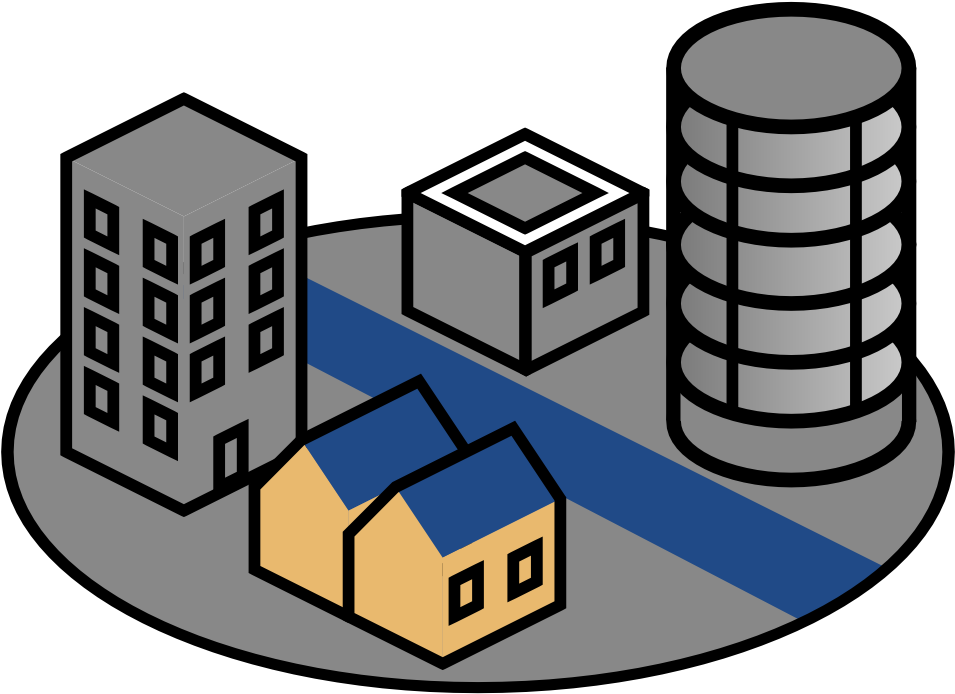 City - City Clip Art - Png Download (1000x765), Png Download