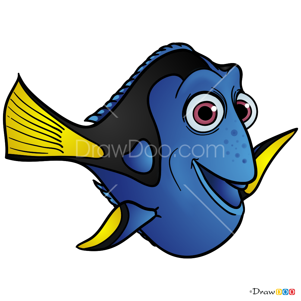 Draw Dory Clipart (998x998), Png Download