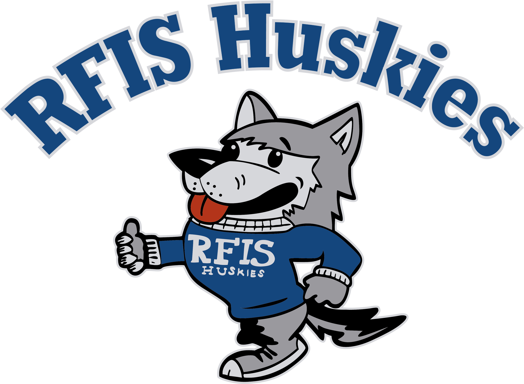 Rfis Huskies - - Cartoon Clipart (2083x1788), Png Download