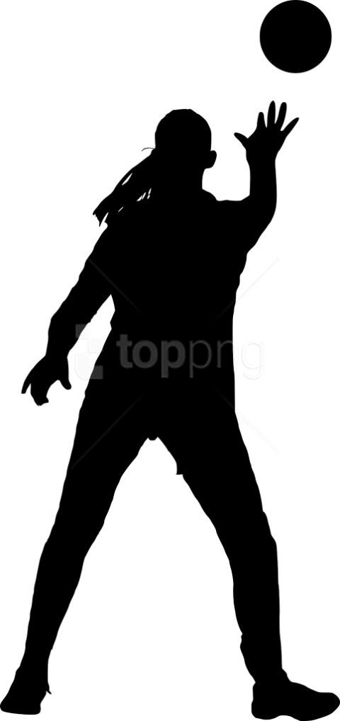 Free Png Sport Handball Silhouette Png Images Transparent - Silhouette Clipart (480x1018), Png Download