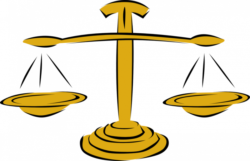 Delivered By - Balance Scale Transparent Clipart (800x517), Png Download