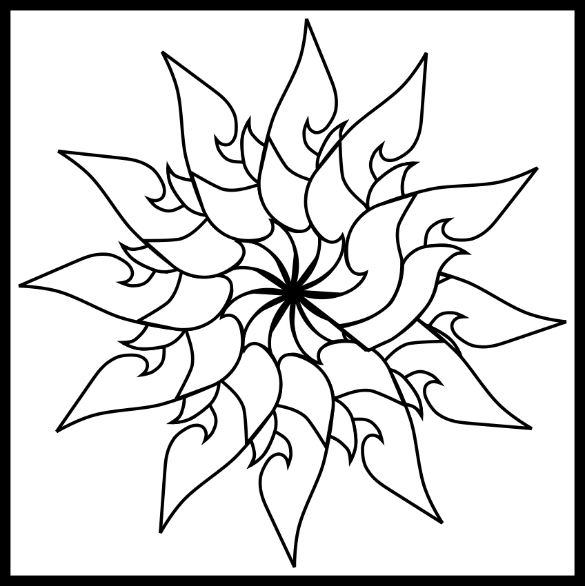 Inspiring Collection Of Thailand Drawing Easy High - Flower Clip Art - Png Download (848x850), Png Download