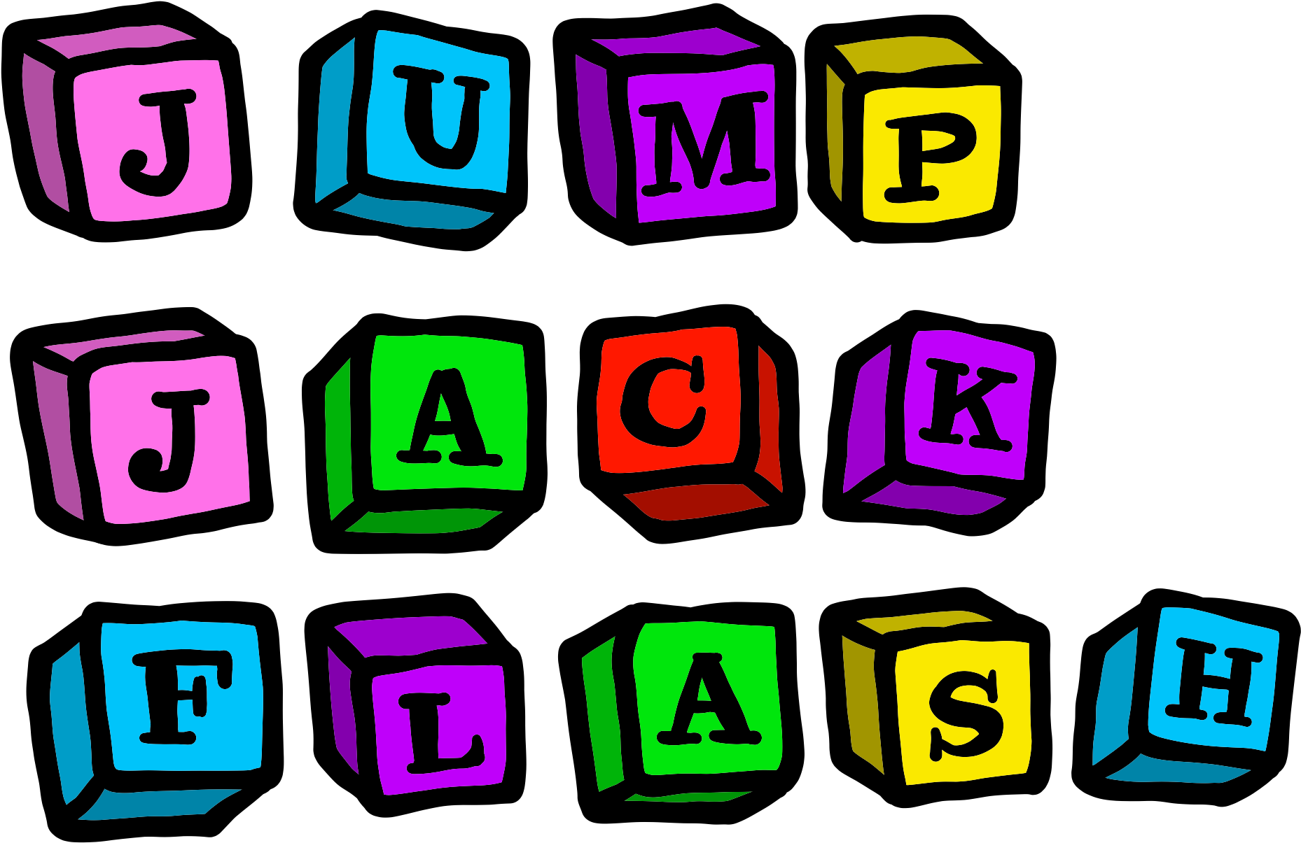 Jump Jack Flash Clipart (2048x1535), Png Download