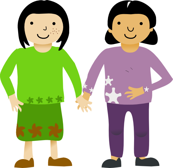 Clipart Of Friend, Friends And Comparative - Friends Clip Art - Png Download (600x584), Png Download