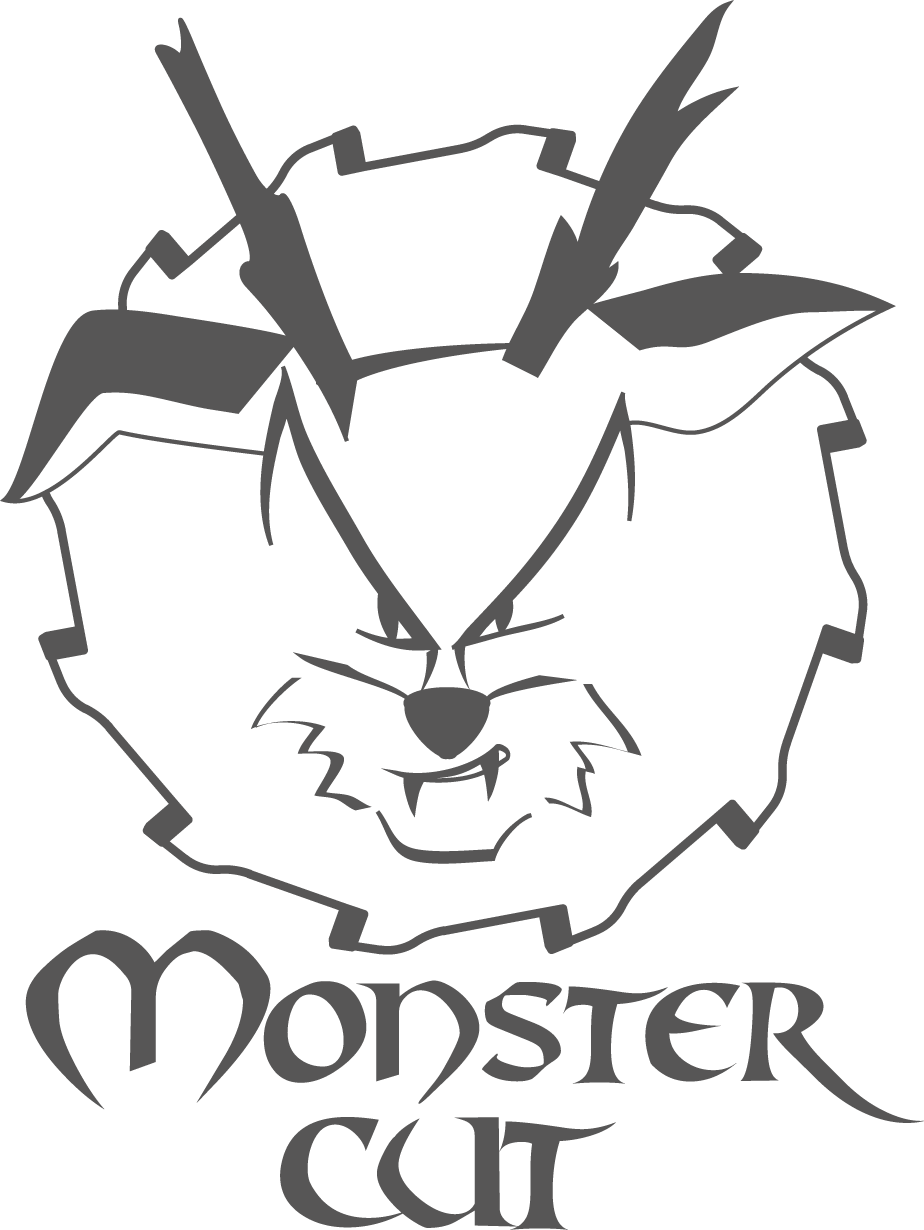 Logo Monster Cut - Illustration Clipart (924x1230), Png Download