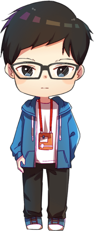 Scott Moses Sunarto's Chibi - Cartoon Clipart (443x994), Png Download