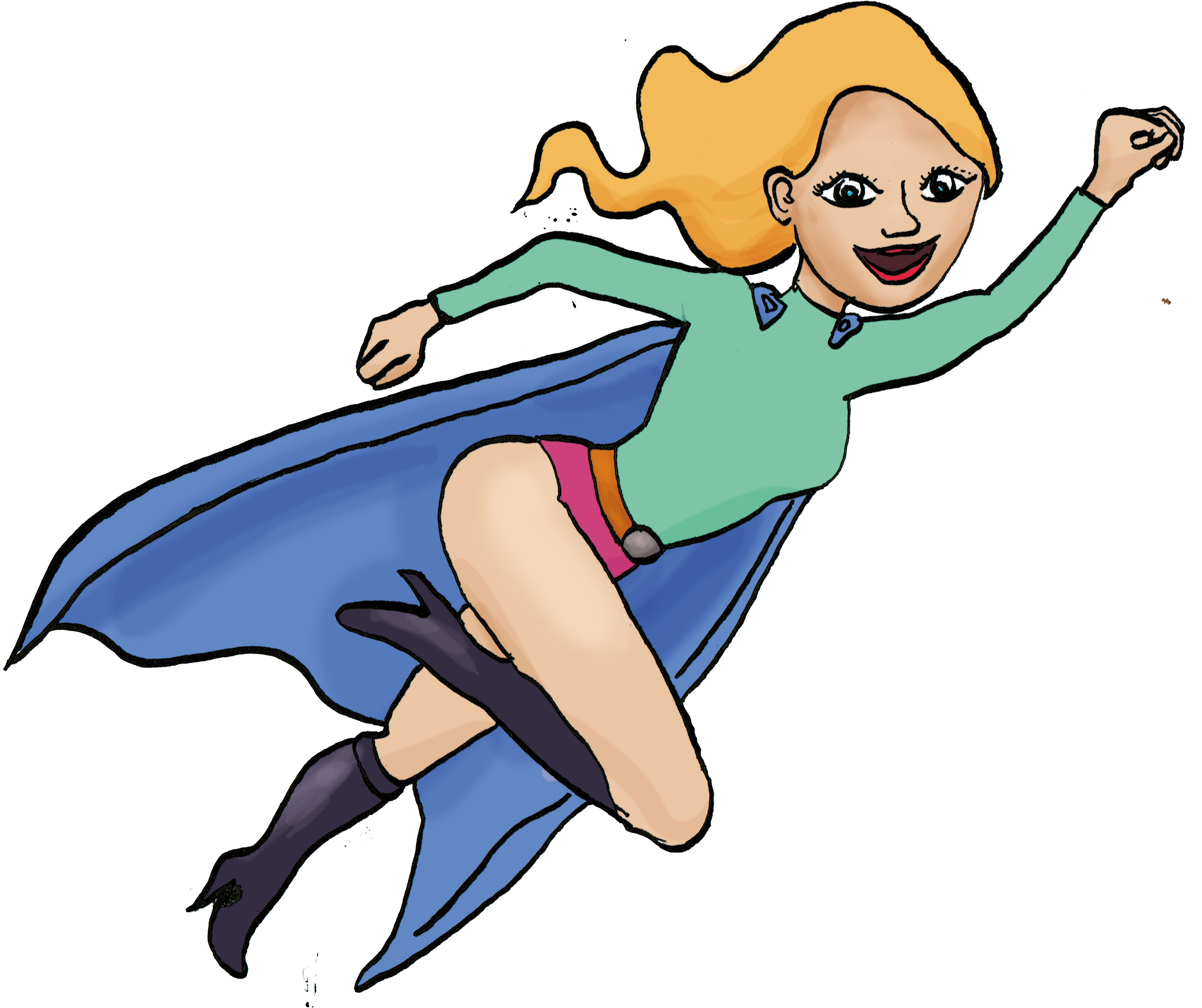 We Are Team Genz - Cartoon Clipart (3154x2653), Png Download