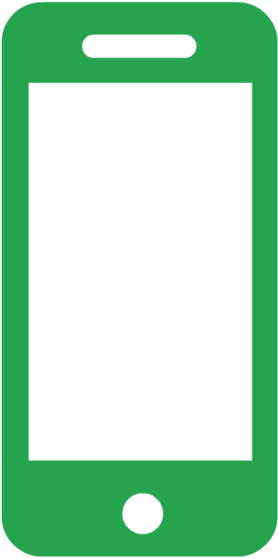 Phone Silhouette2 Clipart (1000x563), Png Download