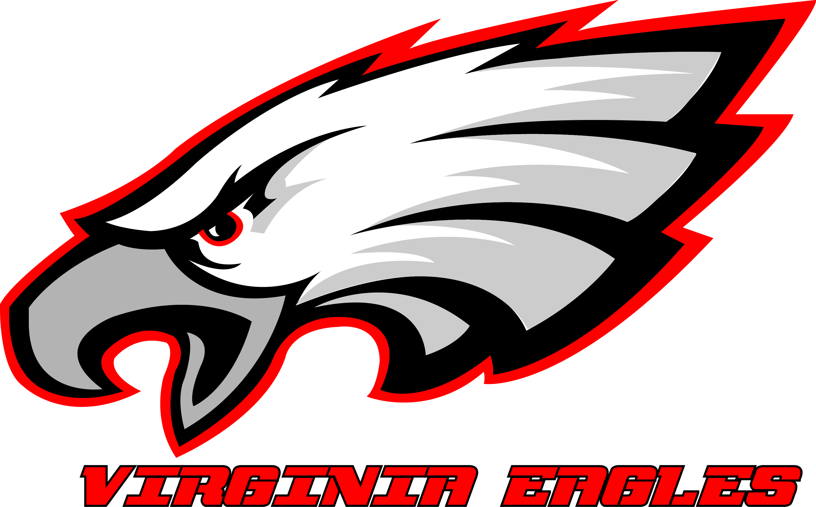 Cavalier Manor Raiders - Aguilas De Filadelfia Logo Clipart (3171x1969), Png Download