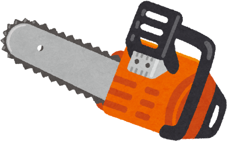 Chainsaw Png - チェーンソー フリー Clipart (800x689), Png Download
