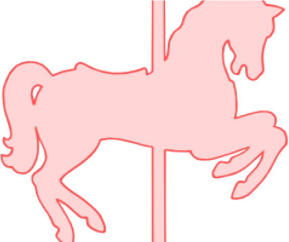 Horse Clipart Carousel - Darkness - Png Download (640x480), Png Download