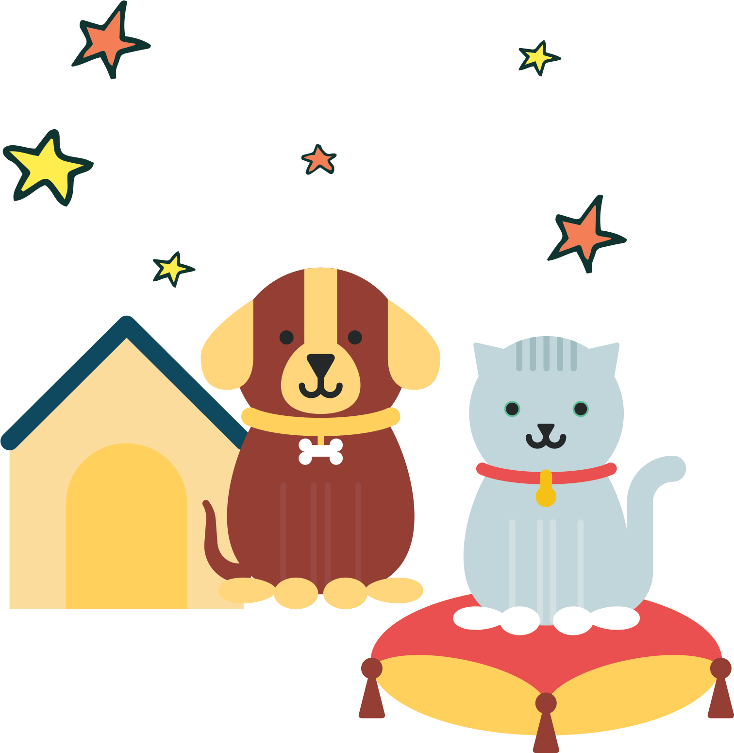 Home Stillwater Kennels Boarding - Illustration Clipart (1571x1571), Png Download