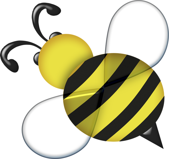 Image Library Download B Clipart Bumblebee Craft - Bee - Png Download (592x558), Png Download