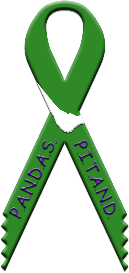 Pandas & Pitand Awareness Ribbon - Pandas Clipart (501x975), Png Download