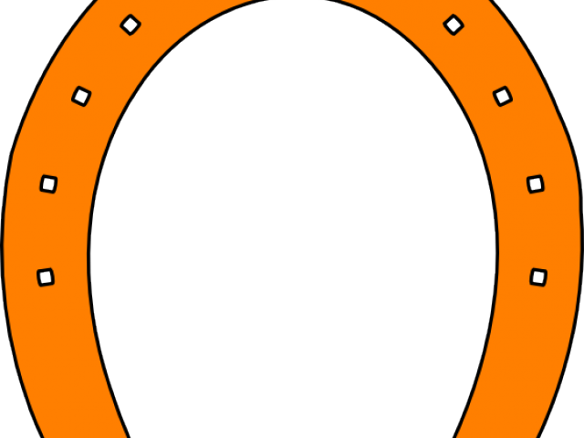 Horseshoe Clipart Orange - Escudo Rayo Vallecano - Png Download (640x480), Png Download