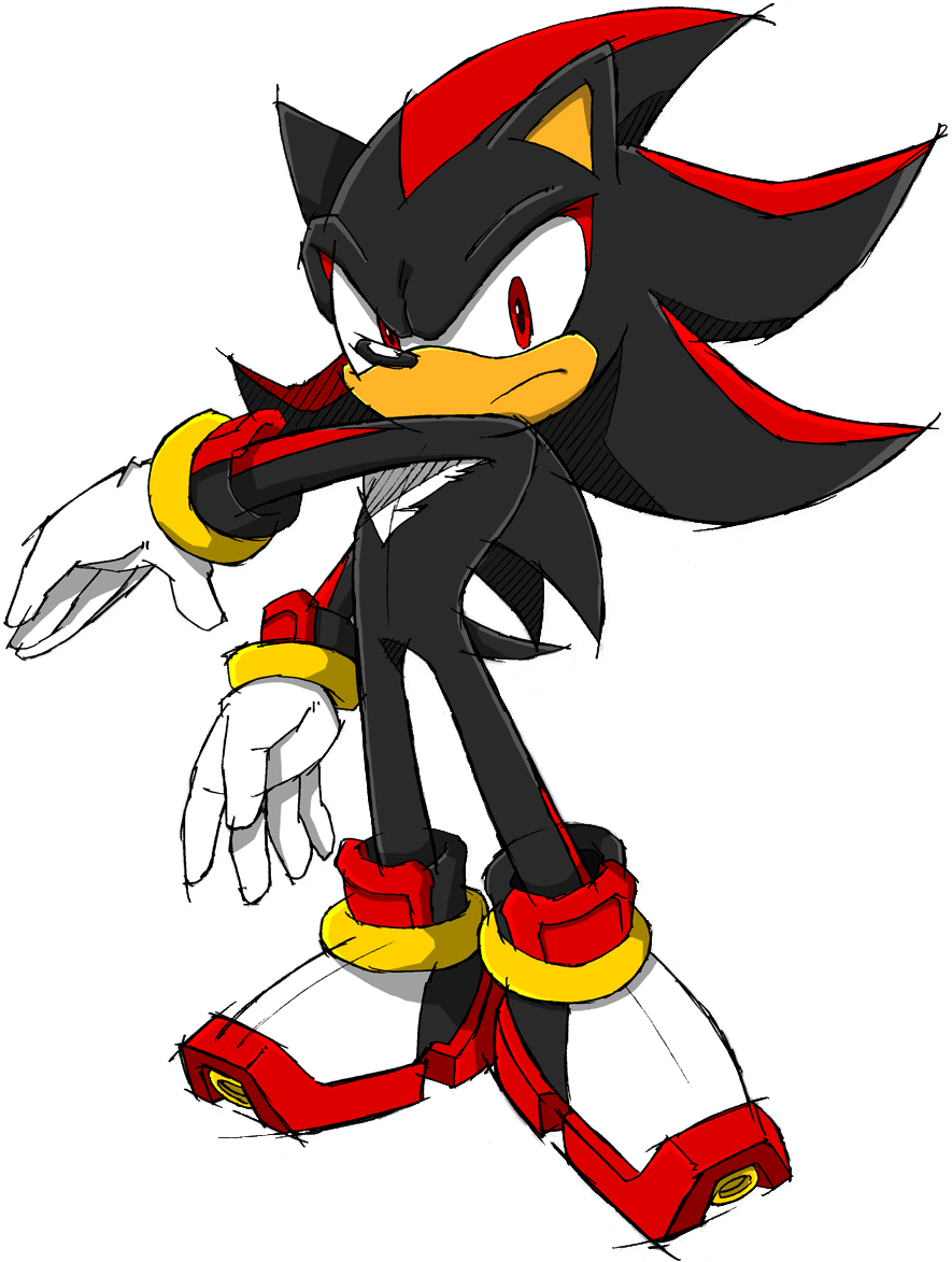 View Samegoogleiqdbsaucenao Shadow From Sonic Clipart - Shadow The Hedgehog Sonic Channel - Png Download (891x1173), Png Download