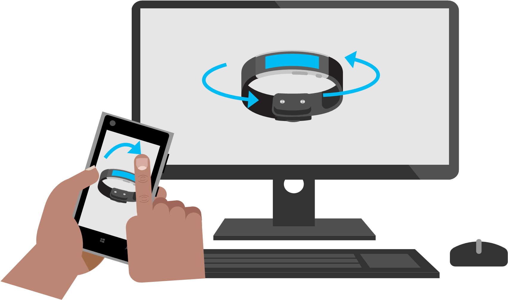 Enrich The Experience - Gadget Clipart (1705x1096), Png Download