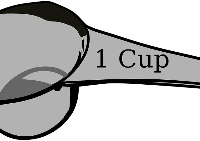 Cup Clipart Kitchen - Cup Measurements Clip Art - Png Download (640x480), Png Download