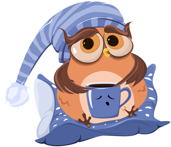 Coffee, Cup, Owl, Coffee Cup, Morning, Cartoon - Coffee Cup Clipart (640x640), Png Download