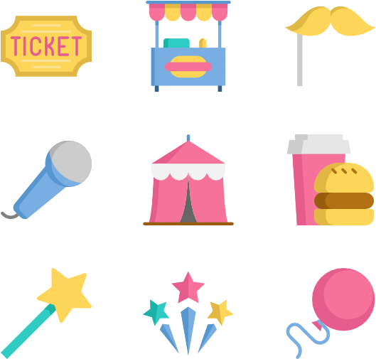 Circus - Circus Vector Png Clipart (600x564), Png Download