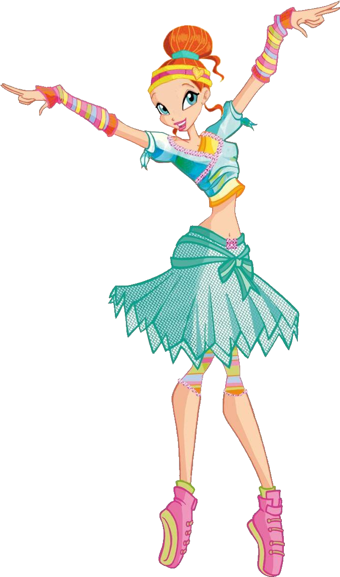 Dance Clipart Dance Class - Winx Club Bloom Dance - Png Download (699x1163), Png Download