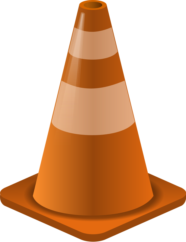 Construction Cone Clip Art Download - Cone Construction - Png Download (616x800), Png Download