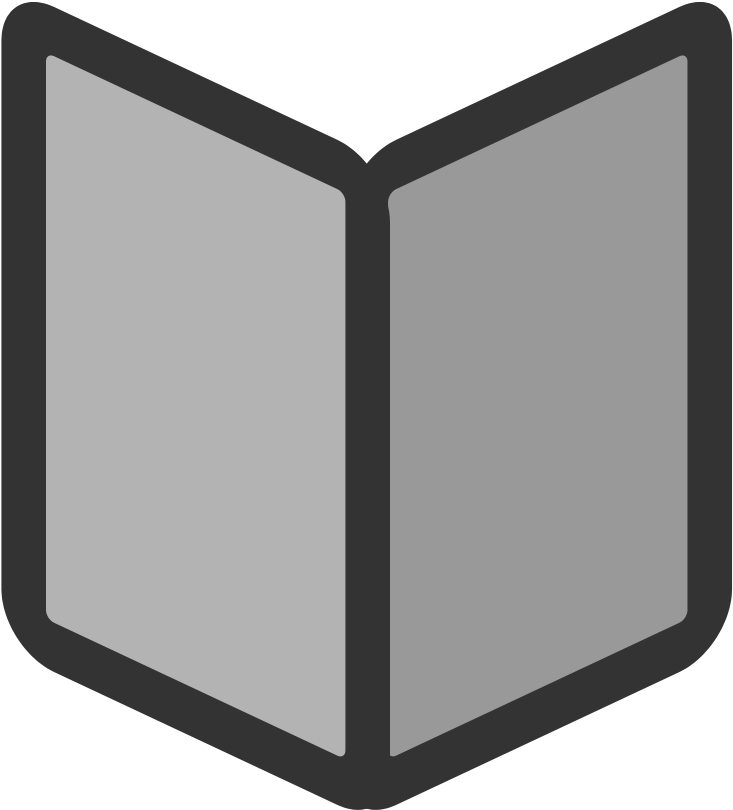 Gray Book Cliparts - Clip Art - Png Download (658x720), Png Download