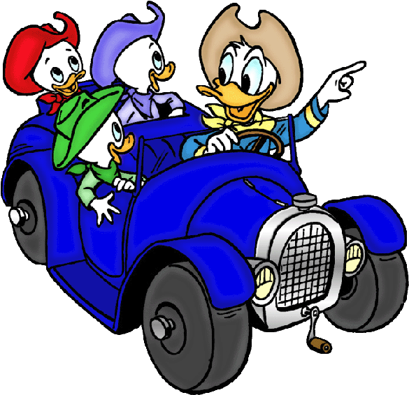 Disney Home, Baby Disney, Babies Images, Disney Ducktales, - Disney Huey Dewey Louie Car Clipart (600x600), Png Download