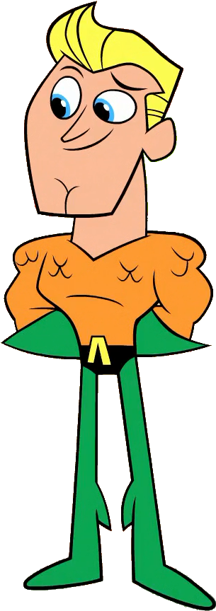 Popular Images - Aquaman From Teen Titans Go Clipart (452x948), Png Download