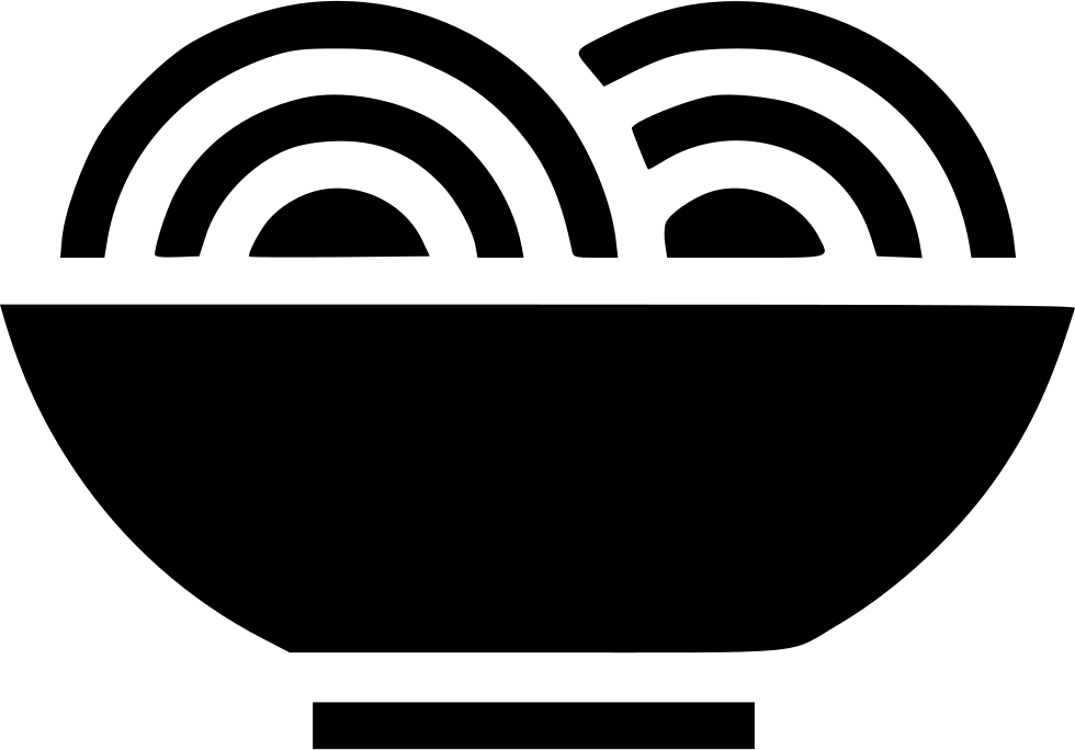 Noodles Bowl Eat Chinese Svg Png Icon - Spaghetti Clipart (980x684), Png Download