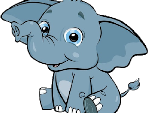 Rat Clipart Elephant - Cartoon Elephant Transparent Background - Png Download (640x480), Png Download