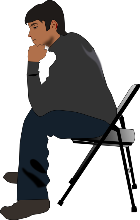 All Photo Png Clipart - Sitting On A Chair Clipart Transparent Png (479x750), Png Download